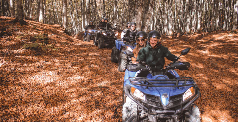 Esplorazione in quad del Parco del Vulture