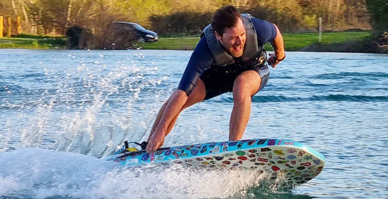 Jet surf nelle Marche a Montecaroso