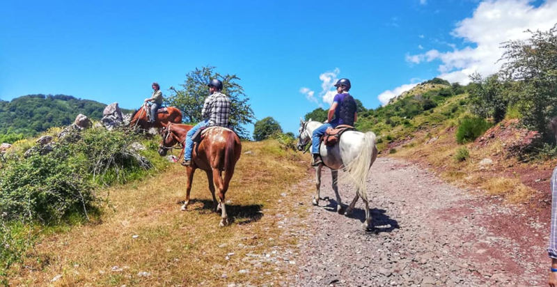 Passeggiata a cavallo nelle campagne pistoiesi tra i paesaggi dell'Appennino