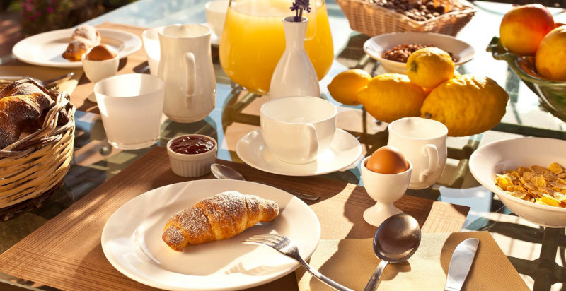 Colazione sana e gustosa in hotel benessere a Salerno