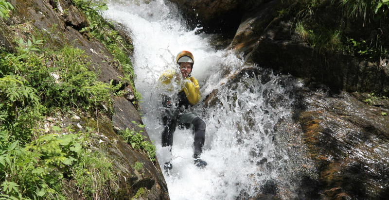 Canyoning e rafting in Alto Adige, esperienza di avventura