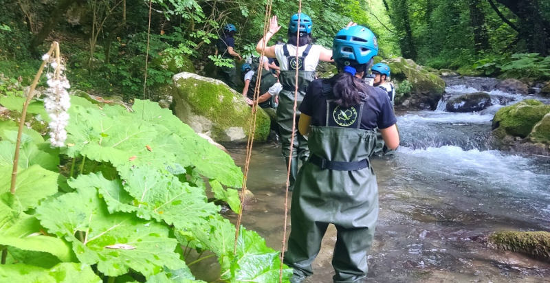 Sentiero naturale nella Riserva del Torrente Lorda