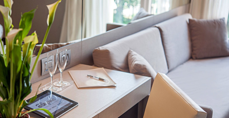 Camere moderne e funzionali all'AS Hotel Dei Giovi