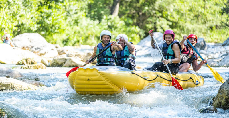 Avventura rafting in Abruzzo sul fiume Sangro