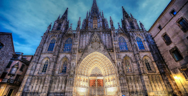 Barrio gotico di Barcelona