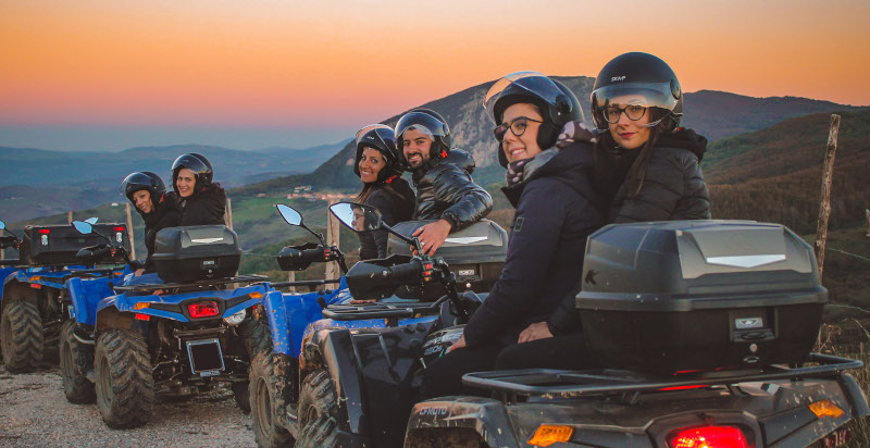 Escursione in quad nel Parco del Vulture in Basilicata