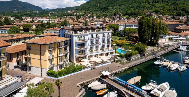 Vista lago al Bellerive Lifestyle Hotel Salò