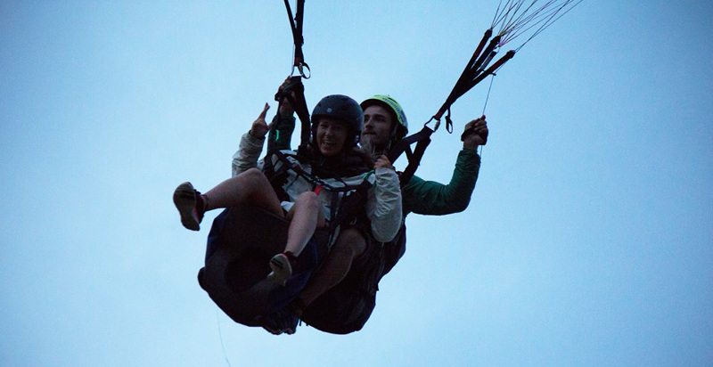 Biposto parapendio lago di Ledro