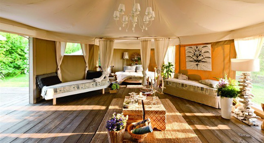 Campeggio di lusso in Italia