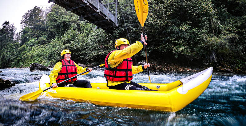 Esperienza canoa rafting Cuneo