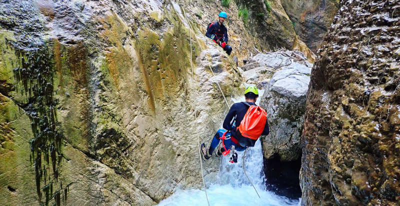 Canyoning Gola di Fossaceca provincia di Teramo