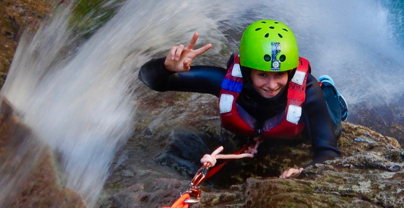 Canyoning in Valle di Ledro in Trentino per tutta la famiglia