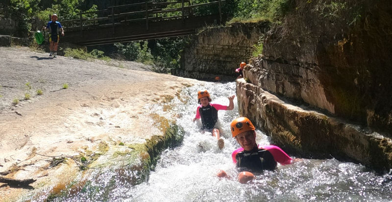 Canyoning nel torrente Callora in Molise