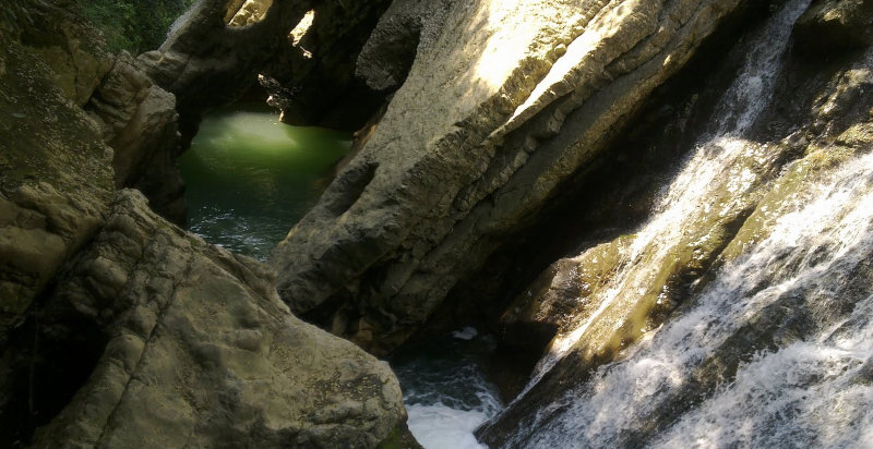 Scivoli naturali canyoning Campania