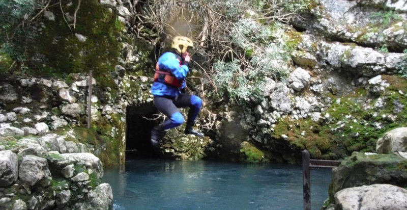 Canyoning nelle Gole del Sammaro nel Cilento