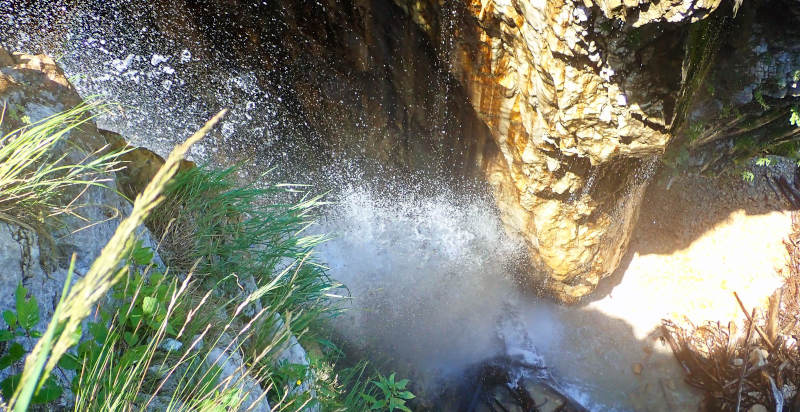 Sport estremo canyoning Teramo Gola Fossaceca