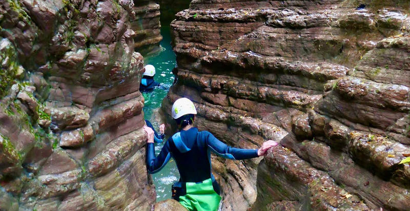 Canyoning a Val Maor, avventura tra gole e cascate