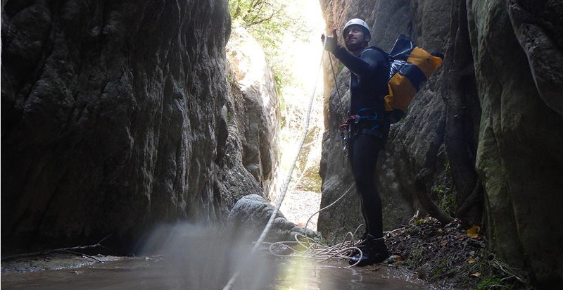Avventura canyoning in Valnerina Umbria
