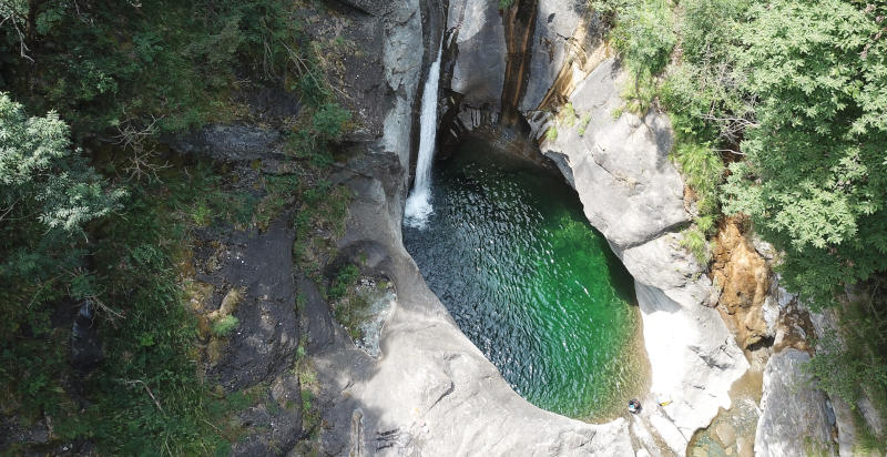 Canyoning a Champdepraz, Parco Naturale del Monte Avic
