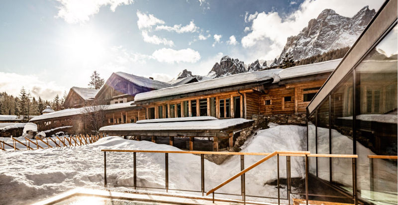 Caravan Park Sexten in inverno