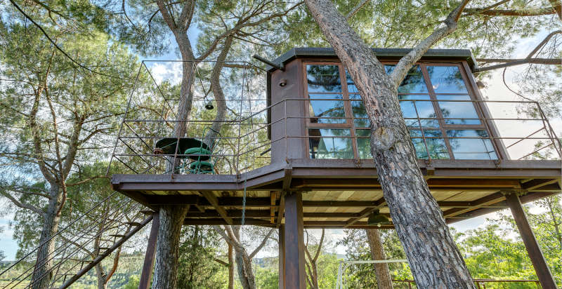 Casa sull’albero per coppie nelle colline toscane