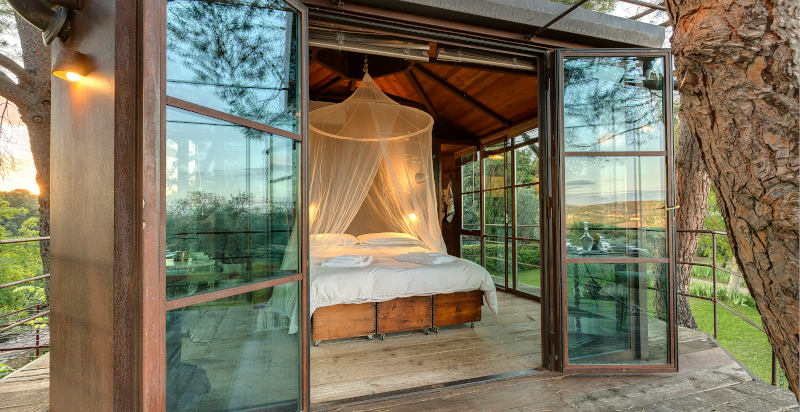 Soggiorno romantico nella natura toscana