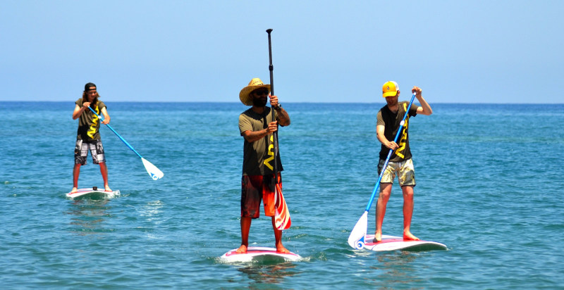 Escursione guidata in paddle surf tra le calette di Pollina