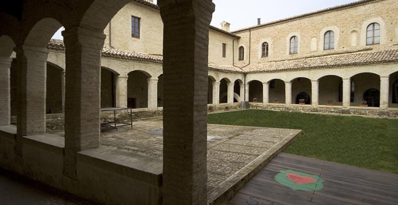 Chiorstro Sant'Agostino nel Borgo di Montefalco in Umbria