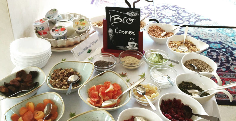 Prodotti genuini per la colazione all'Hotel Bellerive di Salò