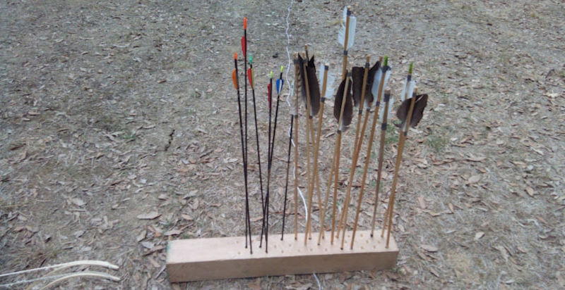 Lezione di tiro con l'arco istintivo nel cuore dell'Umbria