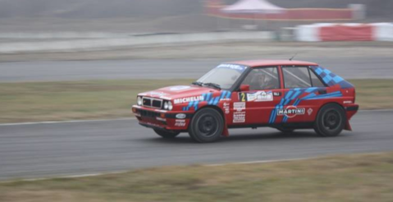 Essere passeggero su Lancia Delta Integrale guidata da pilota