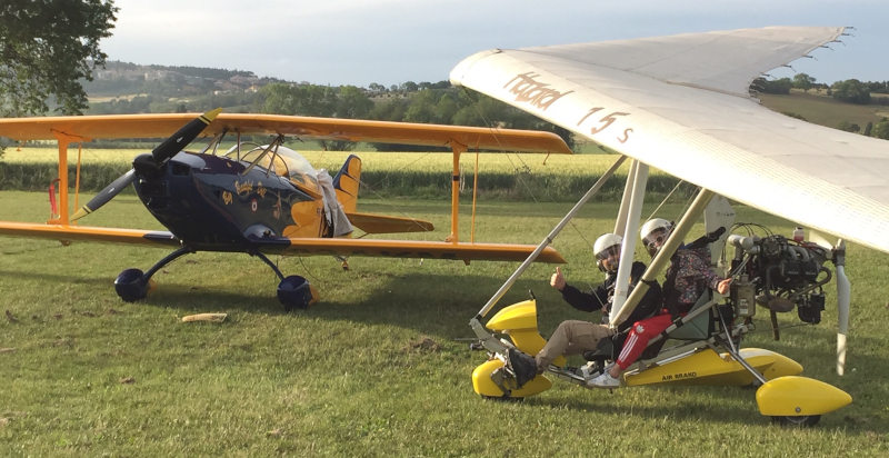 avventura in deltaplano Marche con vista aerea