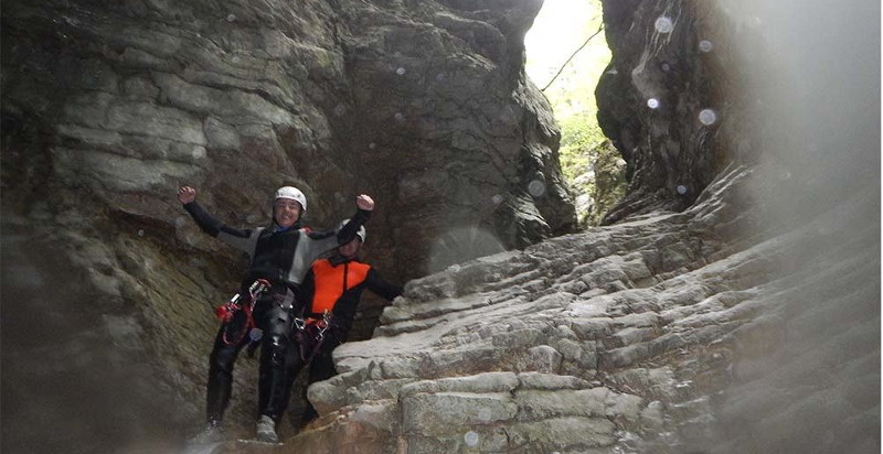 Avventura canyoning per tutti a Orvieto
