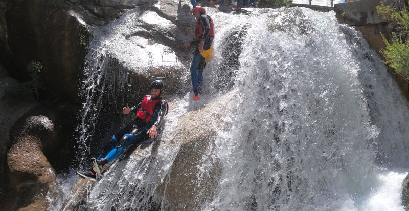 Attività di canyoning a Palena nel cuore dell’Abruzzo