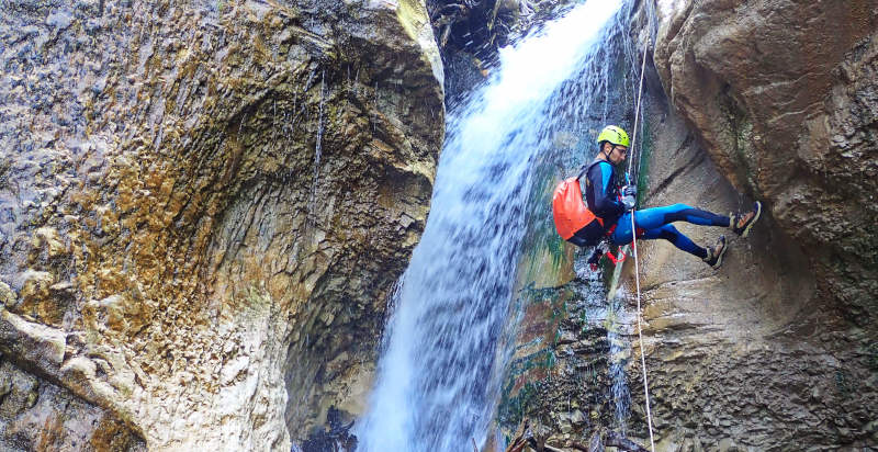 Cascate Gola di Fossaceca canyoning