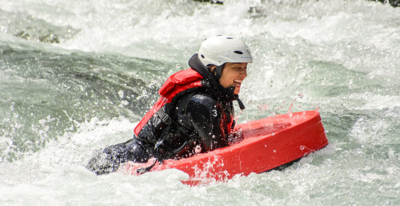 Immersione totale nella natura con l’hydrospeed sul Sesia.