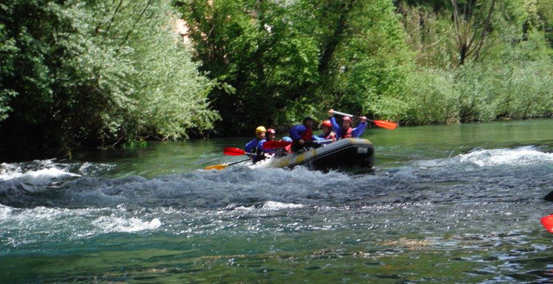 Rafting nel fiume a Rieti, un'idea regalo unica