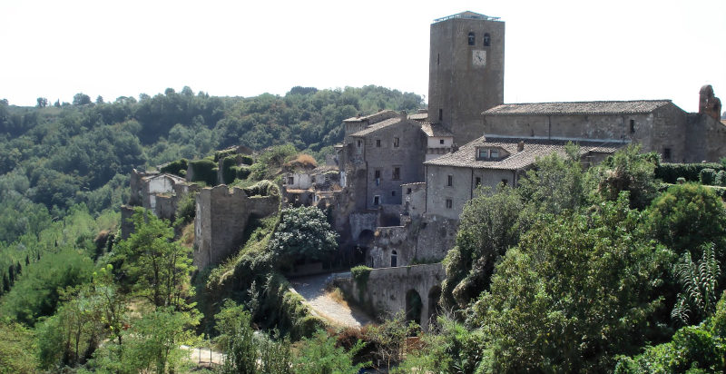 Veduta del borgo di Bassano in Teverina 