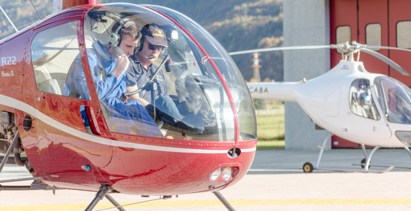 Esperienza di volo in elicottero a Caiolo in provincia di Sondrio