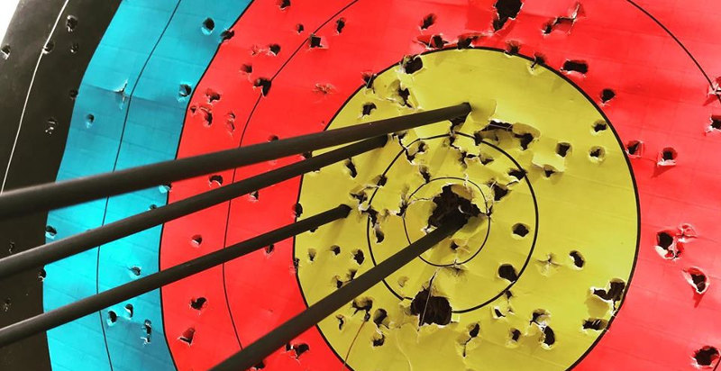 Paglione per tiro con l'arco a Erice, comune di Trapani