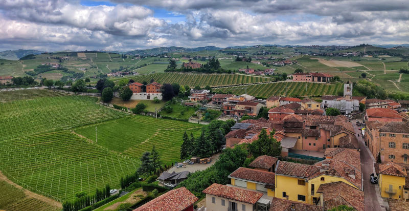 Centro del paese di Barbaresco