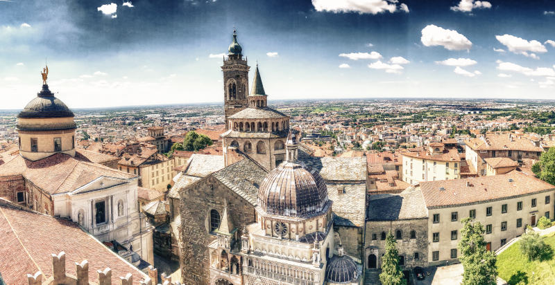 Veduta panoramica di Bergamo
