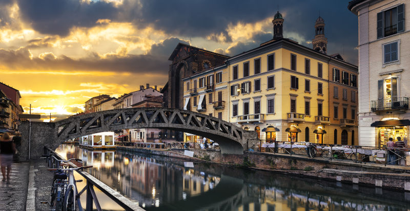 Scenario Navigli di Milano