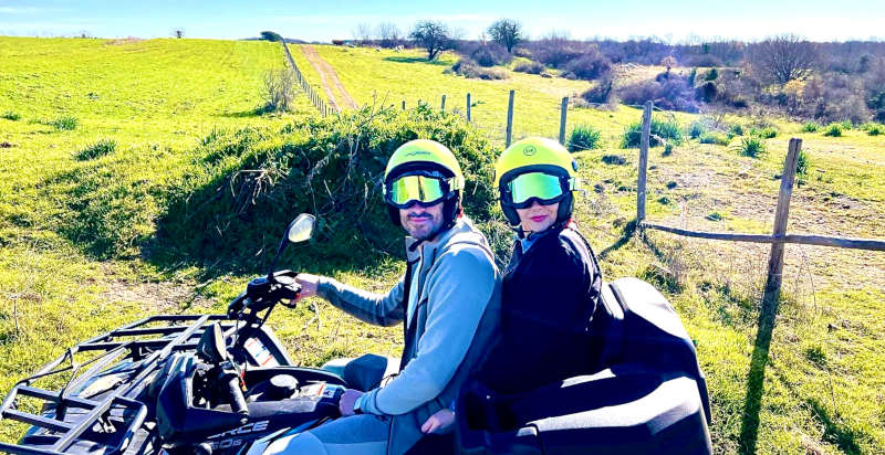 escursione off-road quad Bracciano Lazio