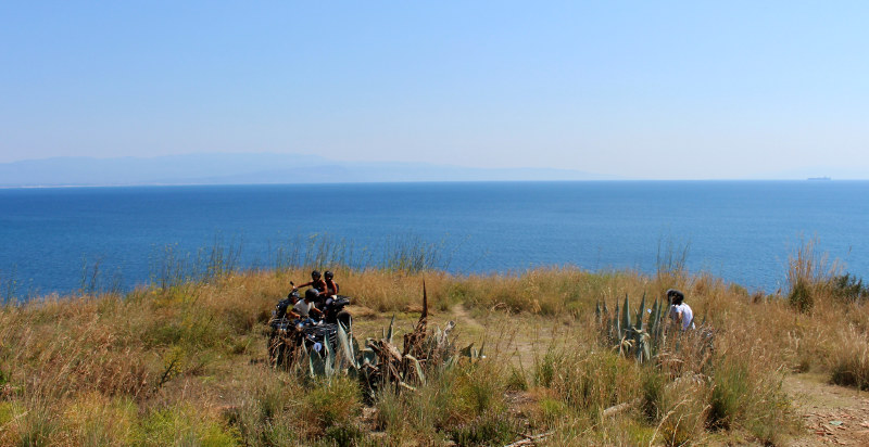 Tour in quad con vista sulle isole Eolie da Capo Vaticano