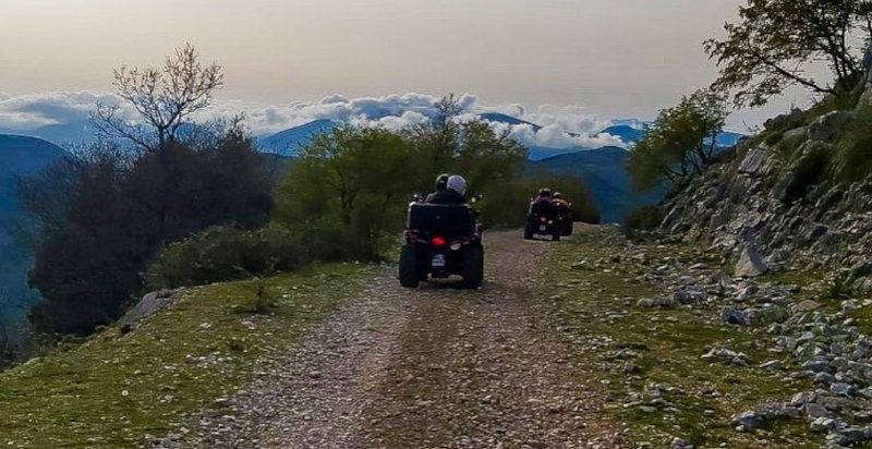 Escursione in quad al Monte Faggeto, Monti Aurunci