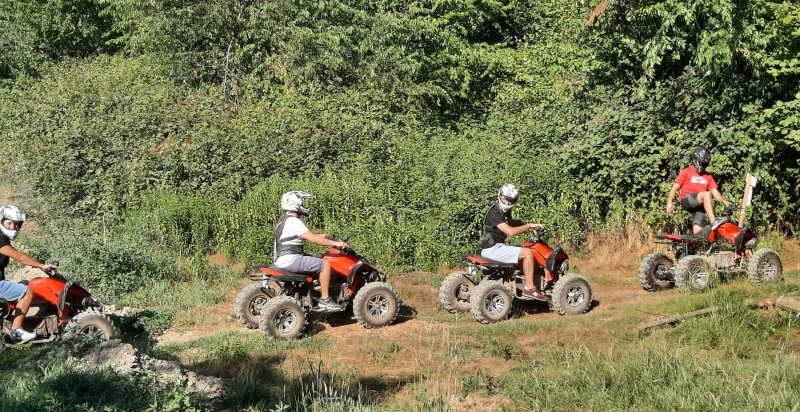 Escursione in quad elettrico nel Parco Bulè a Bellinzago Novarese