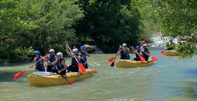 Escursione di rafting sul fiume Sangro in Abruzzo