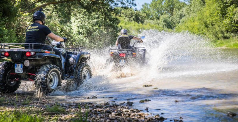 Percorso Enduro in quad nelle campagne marchigiane