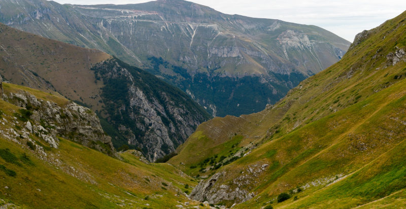Percorso escursionistico panoramico nei Monti Sibillini